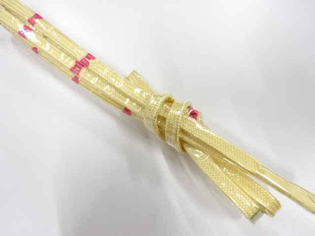 未使用品　正絹　手組帯締め